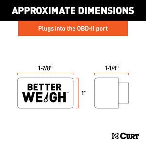 Curt BetterWeigh Mobile Towing Scale (OBD-II)