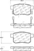 StopTech Sport Performance 11-17 Honda Accord Rear Brake Pads