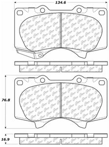 StopTech 03-09 Lexus GX4780/Toyota 4Runner Front Truck & SUV Brake Pad