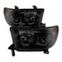 Xtune Toyota Tundra 07-13 Projector Headlights Eliminates AFS LED Halo Smoked PRO-JH-TTUN07-CFB-BSM