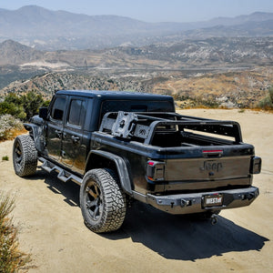 Westin 2021 Jeep Gladiator Overland Cargo Rack - Textured Black