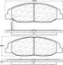 StopTech 08-14 Cadillac CTS Street Performance Front Brake Pads