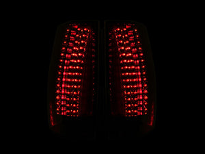 ANZO 2007-2014 Chevrolet Suburban LED Taillights Smoke - Escalade Look