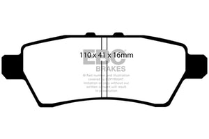 EBC 05-12 Nissan Pathfinder 4.0 Ultimax2 Rear Brake Pads