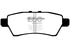 EBC 05-12 Nissan Pathfinder 4.0 Greenstuff Rear Brake Pads
