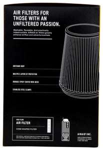 Airaid Universal Air Filter - Cone 4 x 7 x 4 5/8 x 6