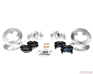 Agency Power Big Brake Kit Front and Rear Black Polaris RZR Turbo 14-18