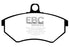 EBC 89-93 Volkswagen Corrado 1.8 Supercharged Greenstuff Front Brake Pads