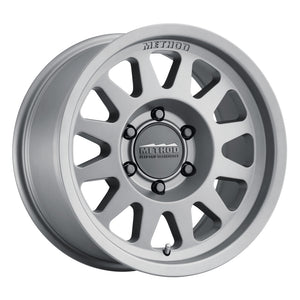 Method MR704 17x8.5 0mm Offset 5x150 110.5mm CB Matte Titanium Wheel