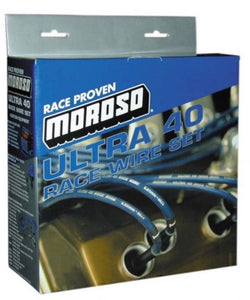 Moroso Ford 289-302 Ignition Wire Set - Ultra 40 - Unsleeved - HEI - Under Header - Red