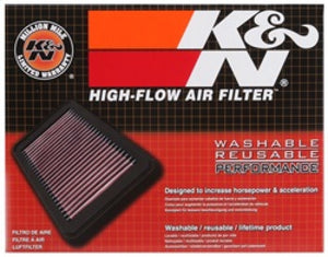 K&N 07-11 Nissan 1.125in H x 9.063in L x 6.438in W Replacement Air Filter