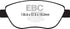 EBC 14-17 Fiat 500 Redstuff Ceramic Low Dust Front Brake Pads
