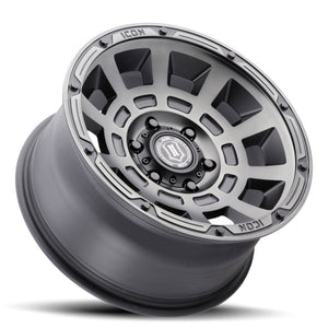 ICON Thrust 17x8.5 6x120 0mm Offset 4.75in BS Smoked Satin Black Tint Wheel