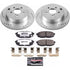Power Stop 14-18 Subaru Forester Rear Z26 Street Warrior Brake Kit