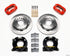Wilwood Forged Dynalite P/S Park Brake Kit Red Chevy C-10 2.42 Offset 5-lug