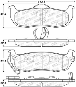 StopTech Sport Brake Pads w/Shims and Hardware - Front