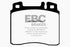 EBC 98-99 Mercedes-Benz CL500 5.0 Redstuff Front Brake Pads