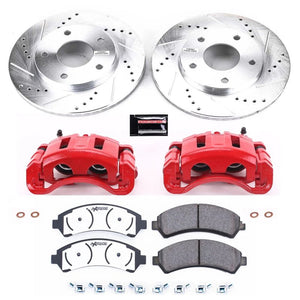 Power Stop 97-05 Chevrolet Blazer Front Z36 Truck & Tow Brake Kit w/Calipers