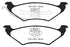 EBC 90-94 Ford Crown Victoria Greenstuff Rear Brake Pads