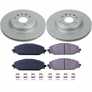 Power Stop 19-22 Ram 1500 Front Z17 Coated Brake Kit