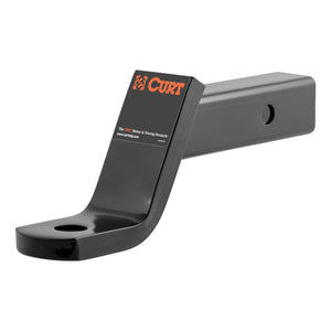 Curt Class 3 Ball Mount (2in Shank 7500lbs 4in Drop 8-1/4in Long Packaged)