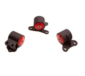 Innovative 94-01 Integra B-Series Black Steel Mounts 75A Bushings (Auto Trans 3 Bolt)