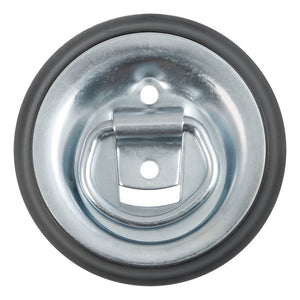 Curt 1-1/8in x 1-5/8in Recessed Tie-Down Ring (1000lbs Clear Zinc)