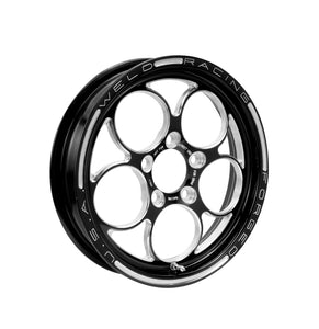 Weld Magnum 1-Piece 15x3.5 / 5x4.5 BP / 2.25in. BS Black Wheel - Non-Beadlock