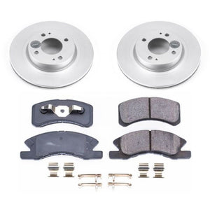 Power Stop 17-18 Mitsubishi Mirage Front Z17 Evolution Geomet Coated Brake Kit