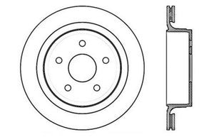 StopTech Slotted & Drilled Sport Brake Rotor