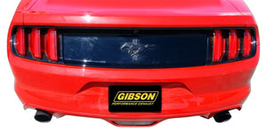 Gibson 15-17 Ford Mustang V6 3.7L 2.5in Cat-Back Dual Exhaust - Stainless