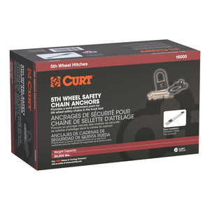 Curt 5th Wheel Safety Chain Anchors