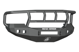 Road Armor 05-07 Ford F-250 Stealth Front Bumper w/Titan II Guard Wide Flare - Tex Blk