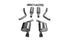 Corsa 2017-2020 Dodge Charger 5.7L V8 Xtreme Cat-Back Dual Rear Exit w/4.5in Black Tips