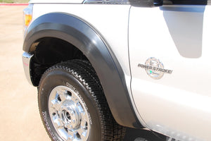 Lund 11-16 Ford F-250 Ex-Extrawide Style Smooth Elite Series Fender Flares - Black (2 Pc.)