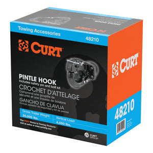 Curt Pintle Hook (20000lbs 2-1/2in or 3in Lunette Eyes)