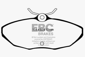 EBC 01-05 Ford Thunderbird 3.9 Yellowstuff Rear Brake Pads