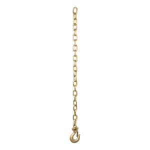 Curt 35in Safety Chain w/1 Clevis Hook (18800lbs Yellow Zinc)