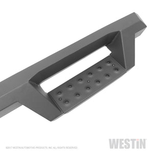 Westin/HDX 07-18 Chevrolet Silverado (Excl. Classic) 6.5ft. Bed Drop W2W Nerf Step Bars - Tex. Blk