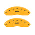 MGP 4 Caliper Covers Engraved Front & Rear MGP Yellow finish black ch