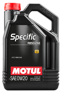 Motul 5L OEM Synthetic Engine Oil ACEA A1/B1 Specific RBS0-2AE 0W20