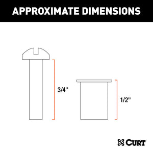 Curt Custom Wiring Harness Extension Isolator Kit for Aluminum Truck Beds