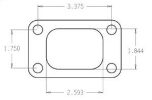 Cometic Turbo FLG T3/T4 Turbine Inlet Exhaust Gasket