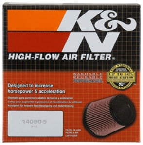 K&N Universal Clamp-On Air Filter 2-1/8in Flange 4x3in-B 3x2in-T 4in-L