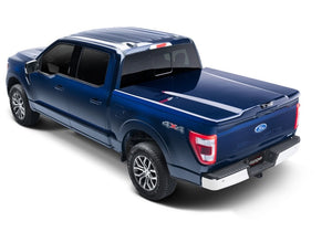 UnderCover 2021 Ford F-150 Ext/Crew Cab 6.5ft Elite LX Bed Cover - Antimatter Blue