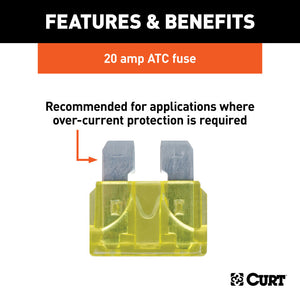 Curt 20-Amp Universal Fuses (100-Pack)