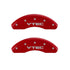 MGP Front set 2 Caliper Covers Engraved Front Vtec Red finish silver ch