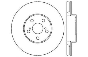 StopTech 03-08 Pontiac Vibe / 05-09 Scion tc Right Front Slotted & Drilled Rotor