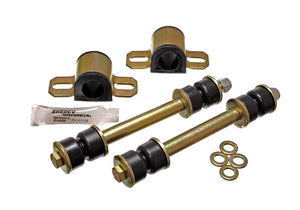 Energy Suspension 86-97 Nissan 720 & Hardbody PickUp 2WD Black 23mm Front Sway Bar Frame Bushings