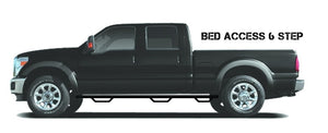 N-Fab Nerf Step 15-17 GMC - Chevy Canyon/Colorado Crew Cab 5ft Bed - Tex. Black - Bed Access - 3in